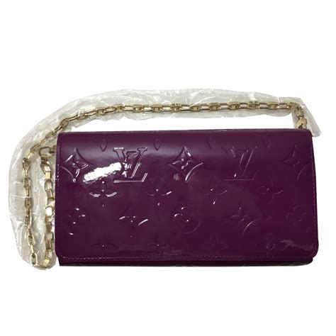 louis vuitton patent leather clutch bag